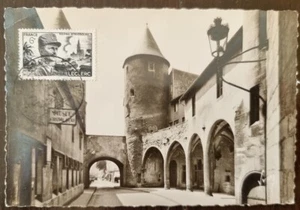 FRANCE cyclisme, velo. Cachet thématique TOUR DE FRANCE Cycliste 23 juillet 1948 - Imagen 1 de 2