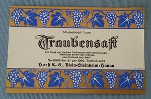 old Juice Label Sample label Fruit juice label label Label Grape Juice 20s - Picture 1 of 2