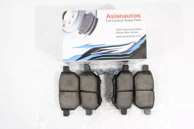 Pastillas de freno traseras de cerámica completa Asianautos para Pontiac Vibe 2009-2010 Foto 1 de 4