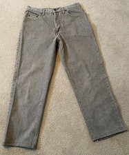 Vintage Guess Jeans Georges Marciano Grey Wash Made USA Denim Jeans 33