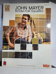 John Mayer Room for Squares Sheet Music Book Transcriptions VG+ B5 - Picture 1 of 2