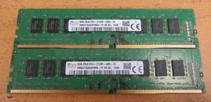 Hynix 2 x 8GB DDR4 2Rx8 PC4-2133P-U Desktop UDIMM Memory HMA41GU6AFR8N-TF - Picture 1 of 1