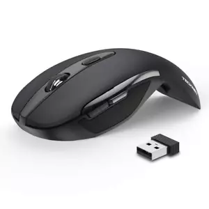 Folding Wireless Mouse, 2.4G Travel Mouse with USB Receiver, Wireless Mouse for - Picture 1 of 6