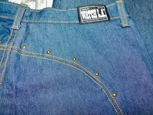 VTG LA JEANS FLARE STUDS SPLIT LEG RODEO STRETCH DISCO USA WOMEN 17-18 (16) w34 - Picture 1 of 9