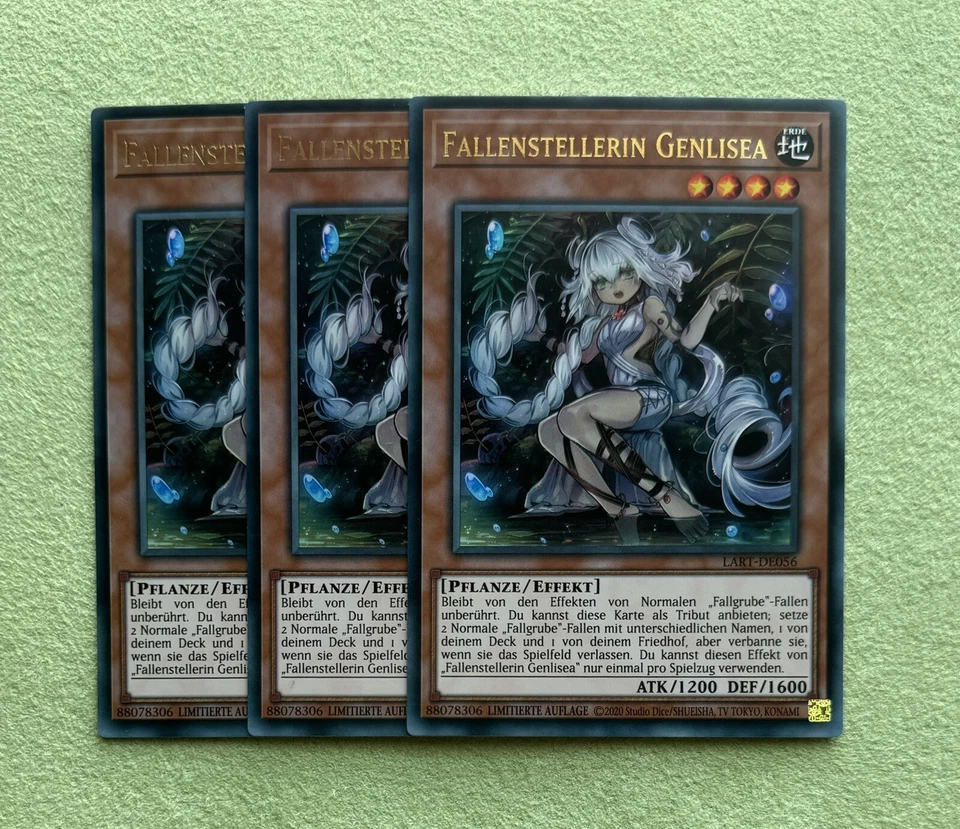 3x Traptrix Genlisea LART-DE056 Limited Edition Ultra Rare NM Near Mint GERMAN - Image 1 of 1