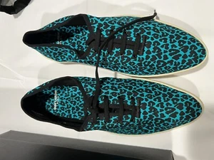 Saint Laurent Mens Embroidered Low Top Sneakers In Canvas. 45/11.5 - Picture 1 of 8