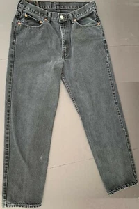 Levi's Strauss & Co. Men Straight Cut Original L 100% Cotton Denim Jeans W33 L32 - Picture 1 of 4