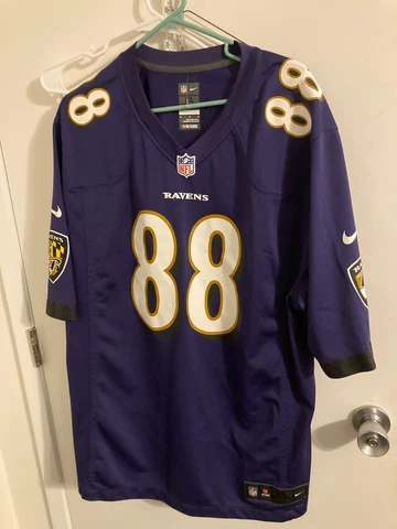 Pitta #88 purple Nike  Baltimore Ravens  NFL football jersey adult XL NEW Cover