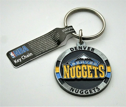 Denver Nuggets NBA Basketball Team Logo Key chain NOS 2011 New Siskiyou Cover