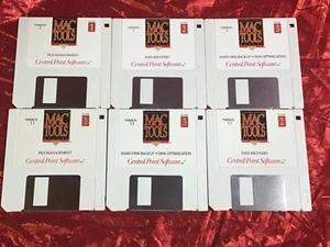Central Point Software Mac Tools Deluxe 3.5” Floppy Disks Apple Macintosh Ver. 1 - Picture 1 of 3