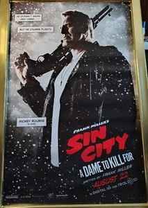 SIN CITY: A DAME TO KILL FOR Mickey Rourke doppelseitiges DS Poster 27x40 - Bild 1 von 4