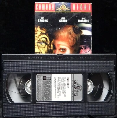 VHS Spaceballs 📼 Mel Brooks John Candy Rick Moranis Michael Winslow Comedy 1987 Foto 1 de 3