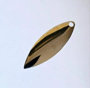 (Lot of 10) Kingfisher Nickel Willow Leaf #3.5 Spinner Blades Make Your Own Lure - Picture 1 of 3