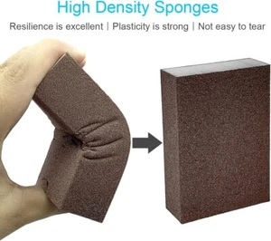 8 PCS Sanding Sponge,120 220 320 400 Coarse Medium Fine Grit Sanding Block, Sand - Picture 1 of 6