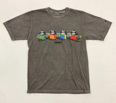 NWT Crazy Shirts Hawaii Kilban Cat Surfing Surfboard Longboards Rule Mens Medium - Image 1 of 4