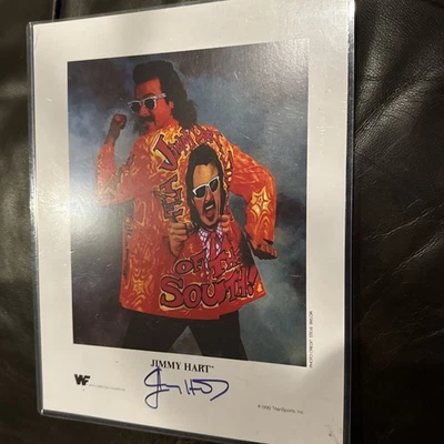 Jimmy Hart Autographed Signed Auto 8x10 - Image 1 of 2
