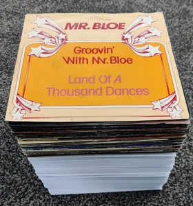 JOB LOT OF 100 x 7" SINGLES - MOSTLY 1970s ROCK, POP, GLAM, FOLK etc *SEE LIST* - Picture 1 of 12