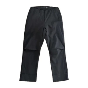 Porto Womens Elastic Waistband Knit Pants Black Size 3 - Picture 1 of 11