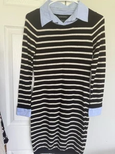 Cynthia Rowley Merino Wool Collared Dress - Picture 1 of 5