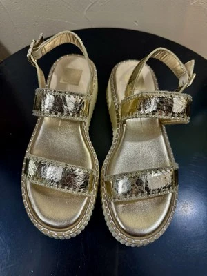 Dolce Vita Drake Metallic Sandal - Image 1 of 4