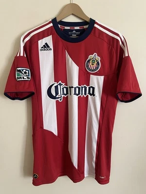 2010 2011 Adidas Chivas USA MLS #11 Home Soccer Jersey M *HAS FLAWS* - Image 1 of 4