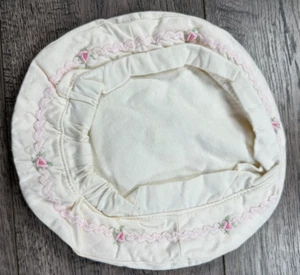 Baby Girl Children's Place 6-12 Month Pink Flower Beret Hat - Picture 1 of 2