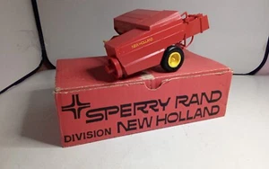 JOUET ANCIEN PROMOTIONNEL BOURBON BOTTELEUSE NEW HOLLAND EN BOITE li A3 - Imagen 1 de 9