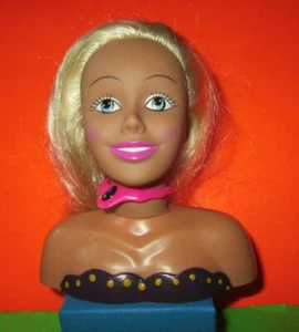 VINTAGE MATTEL IA RU BLOND BARBIE BLONDE HAIR STYLING HEAD JA RU 4 INCH TALL - Picture 1 of 5