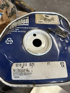 Appliance Wire  Black 30v 800FT - Picture 1 of 2