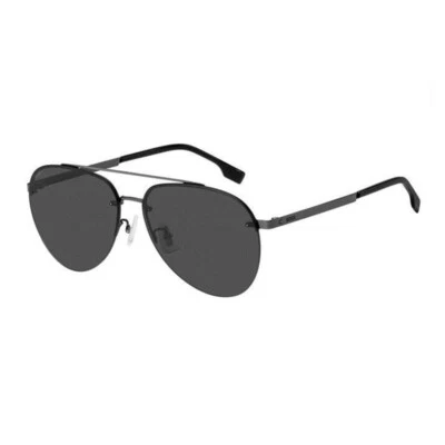 Gafas de sol Hugo Boss BOSS 1537/F/SK 0V81 IR negro rutenio oscuro/gris 62-15-145... Foto 1 de 2