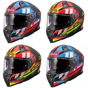 LS2 FF811 Vector II Carbon Tantic Full Face Motorcycle Helmet Sports Touring - Picture 1 of 20