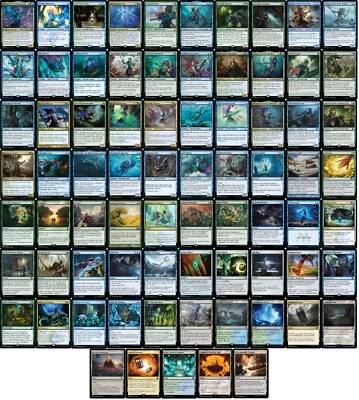 Commander Merfolk Deck - Hakbal - Simic - Blue Green - EDH -100 Card - MTG NM/M! - Image 1 of 4