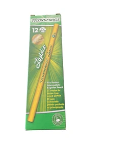 New Dixon Ticonderoga Laddie Vintage HB #2 Pencil Real Wood 12 Pack Pencils - Picture 1 of 9