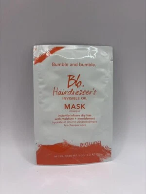 LOT OF 10 BUMBLE AND BUMBLE Bb HAIRDRESSERS INVISIBLE OIL MASK 15ML*10=150ML - Image 1 of 2
