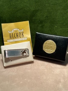 1950s Vintage HORSE Under GLASS Tie Bar by HICKOK in Original Box w/ Insert - Picture 1 of 5