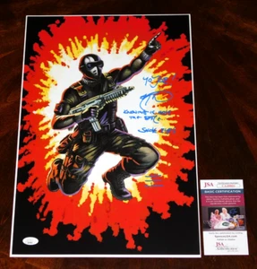 RAY PARK "SNAKE EYES" SIGNIERT GIJOE 12X18 POSTER JSA COA!!! - Bild 1 von 1