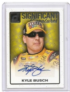 Tarjeta automática Donruss Kyle Busch 2017 firmas significativas - Imagen 1 de 2