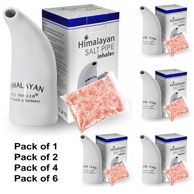 INFLORI Anti Bacterial Himalayan Salt Inhaler for Asthma Patient Salt Pipe Crystals Salt