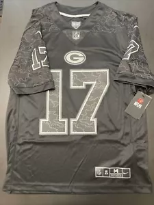 Nike Davante Adams Green Bay Packers reflektierendes Trikot schwarz HERREN Medium - Bild 1 von 7