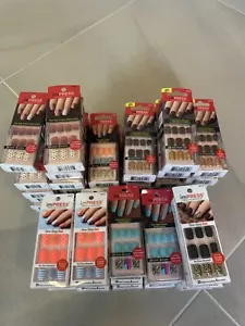 KISS imPRESS Gel Manicure/Press-On Nails 24 with 6 Accents Choose your Color - Picture 1 of 8