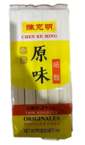 Chen Ke Ming Kemen Noodles Thin Asian Noodles, 1KG Pack Asian Food Pantry FRESH - Picture 1 of 2