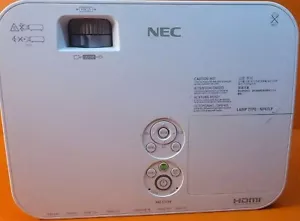 NEC ME331W 3LCD 3300 Lumen WXGA HDMI VGA 1080P Projector + Power Cord And Remote - Picture 1 of 5