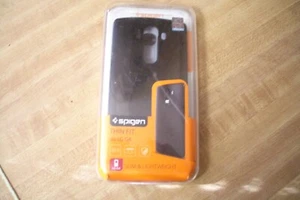 Spigen Slim Armor Case w Kickstand for LG G4 - Color Smooth Black - Picture 1 of 2