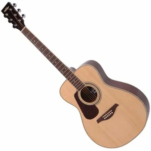 Vintage V300 Akustikgitarre Outfit ~ Linkshand ~ Natur - Bild 1 von 1