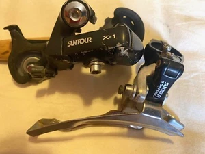 Suntour X-1 3X7 Front and Rear Derailleurs - Picture 1 of 3