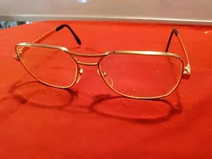 Montatura occhiali da vista vintage anni 50 riempita oro Amor made in France 140mm - Foto 1 di 6