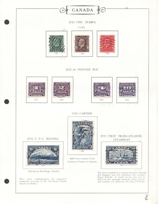 1933 - 1934 / Coils / Postage Due / Misc. / KGV / USED F to VF - est$33 - Image 1 of 4