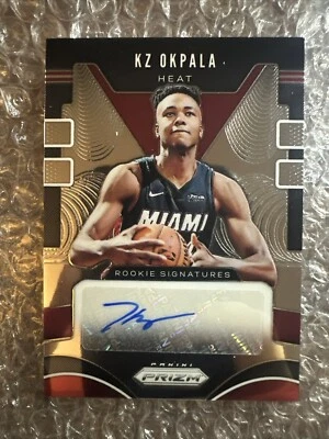 2019-20 Panini Prizm KZ Okpala Rookie Auto Autograph RC #RS-KZO Miami Heat - Image 1 of 2