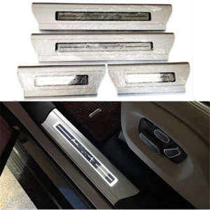 4Pcs Fits for 2013-2021 Range Rover LED Door Sill Trim Stuff Plate Guard Covers - Picture 1 of 9