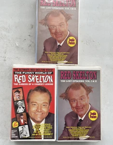 Red Skeleton VHS Lost Episodes Vol I & II x2, The Funny World Of Comedy Legend - Picture 1 of 10